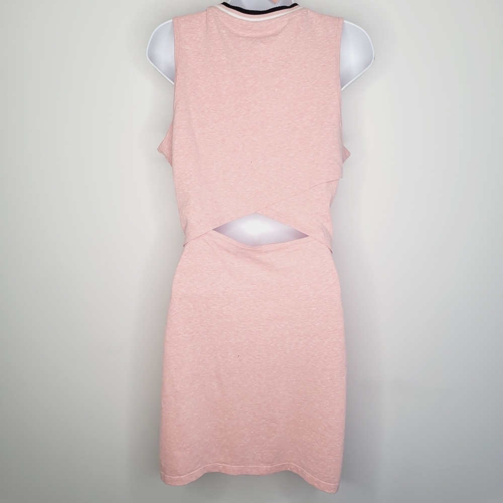 SOLD Lole Open Back Crew Neck Casual Cotton Summer Dress - Picture 5 of 7